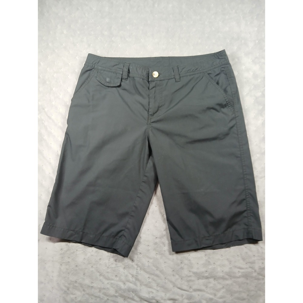 Columbia Sportswear Womens Hiking Shorts Gray Black Size 10 XL4657 Outdoor